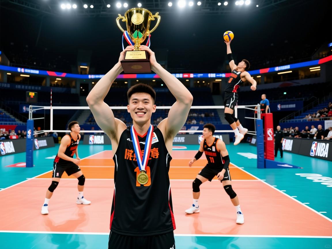 男子排球决赛胜者夺得桂冠,劲敌不敌! 第1张