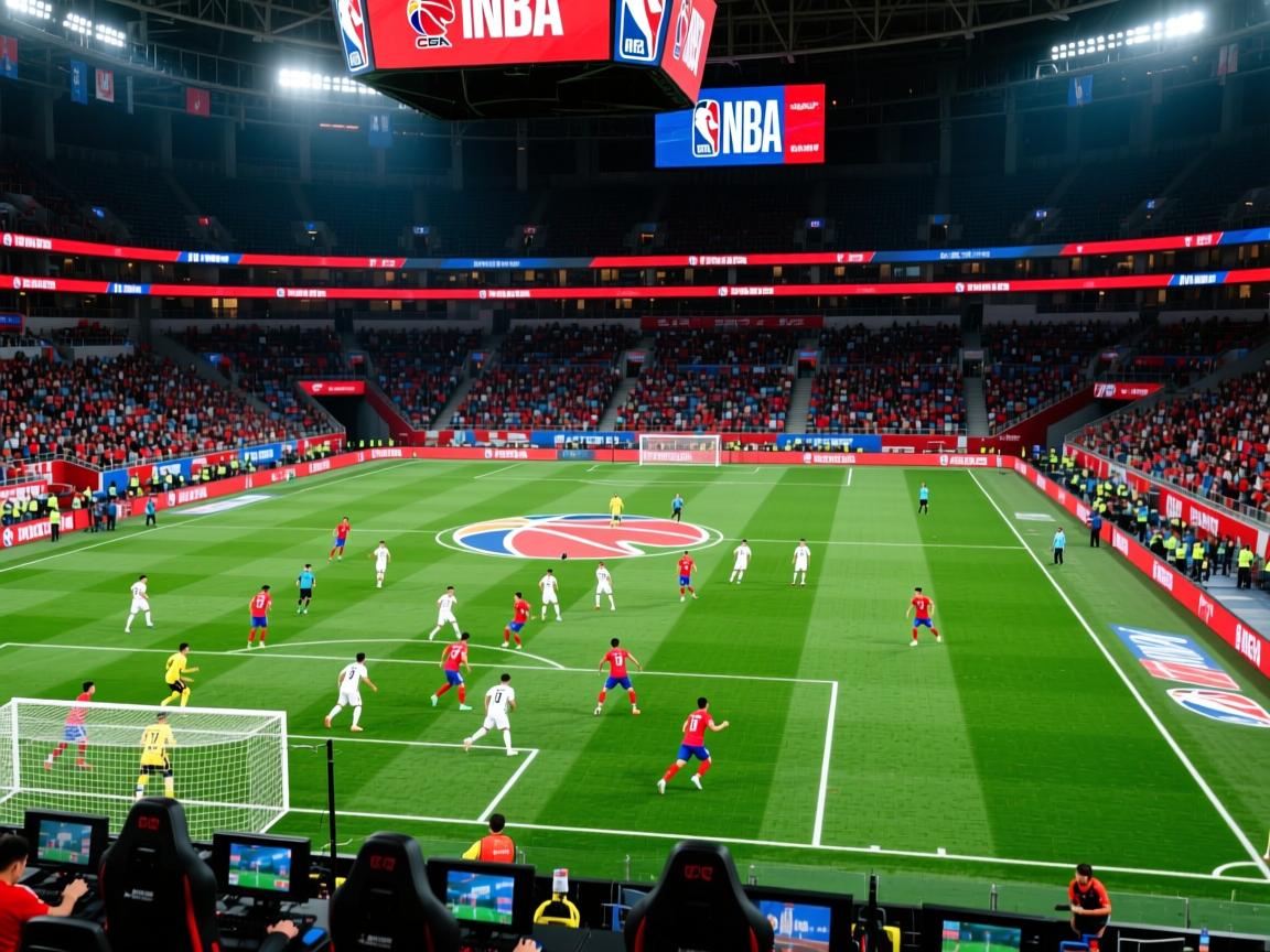 足球比赛盛况空前,球员们拼尽全力 第2张