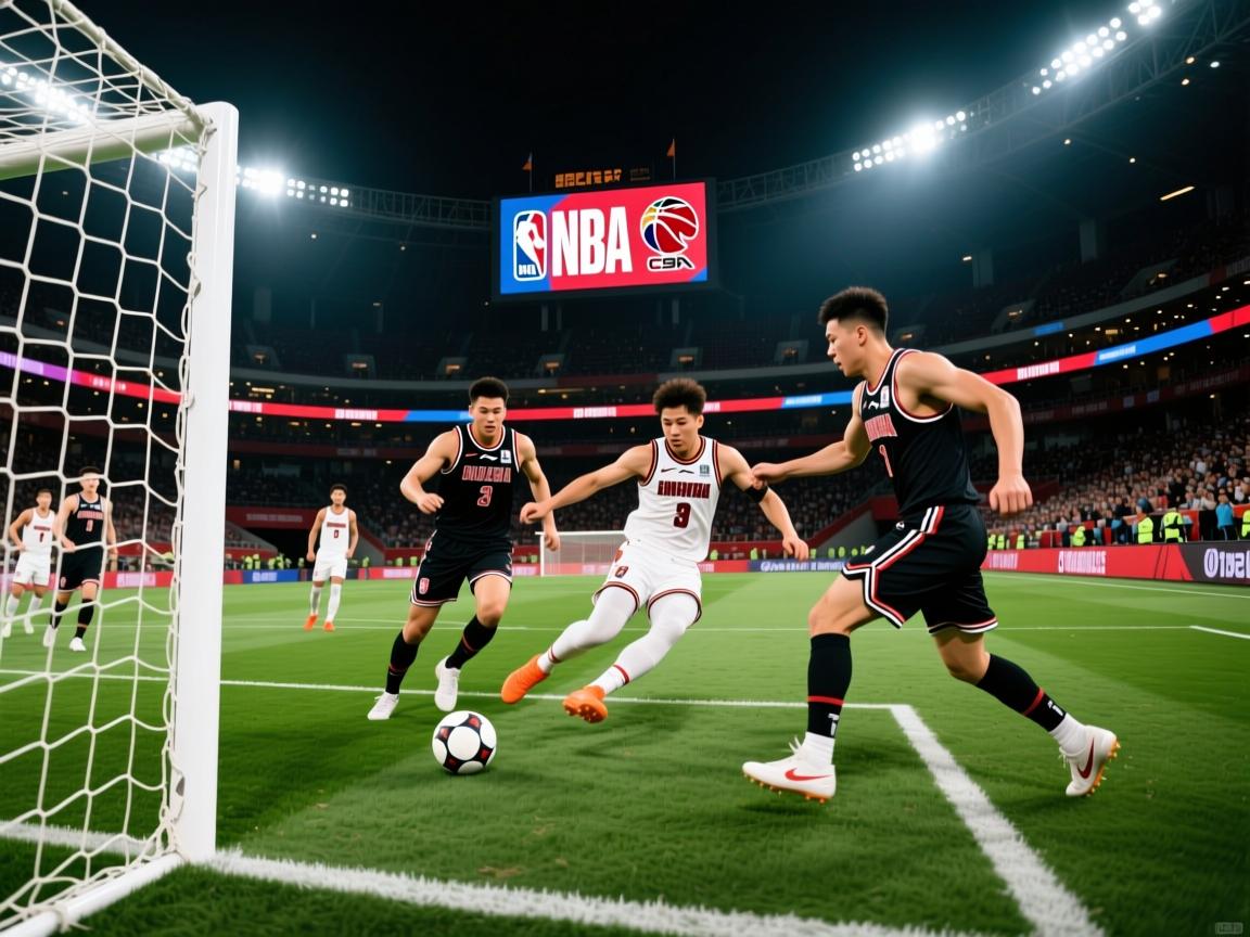 激情碰撞足球赛场，球员们全力以赴争夺荣耀